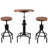 Seefeldt 2 - Person Pine Solid Wood Top Pedestal Dining Set