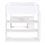 Lit mezzanine avec échelle, tablettes et bureau-777669182-777669183