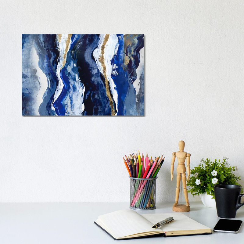 Effectus II, Blue, 8" H x 12" W