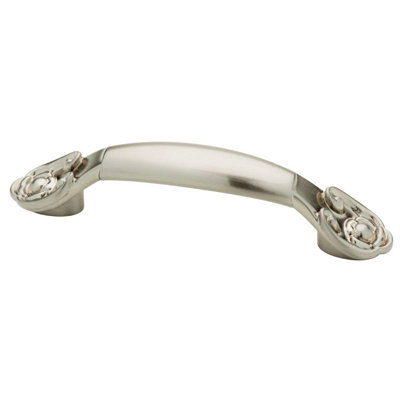 3" Alysse Rose Pull Satin Nickel