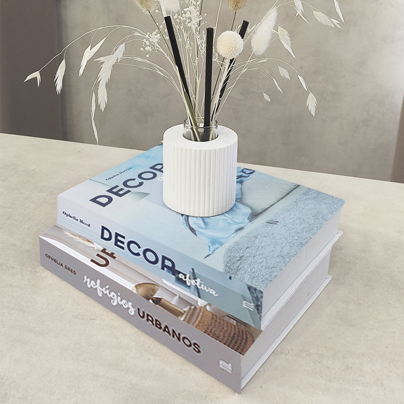 Set Of 3 Colourful Decorative Faux Books
