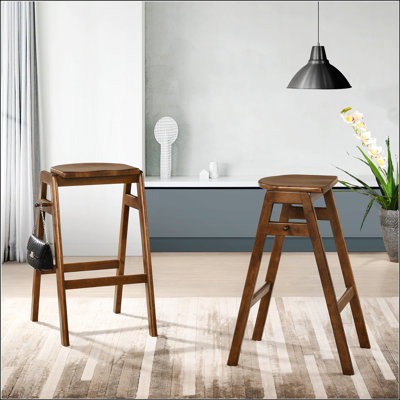 Tabourets de bar empilables Mid-Century
