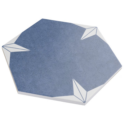 Stella Hex 9" x 10". Porcelain Patterned Wall & Floor Tile