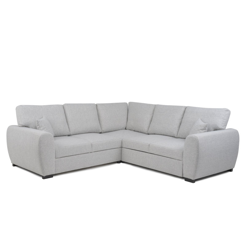 Camareon Corner Sofa Bed, Silver