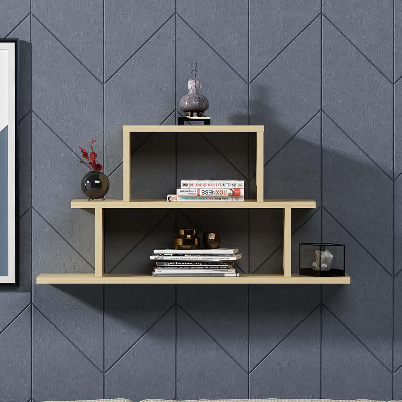 Locelso Floating Shelf, Natural