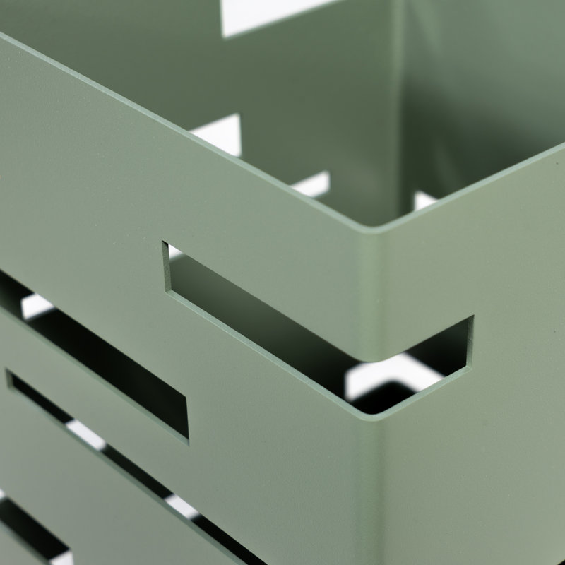 MODERN Metal Freestanding Umbrella Stand, Dusty Green