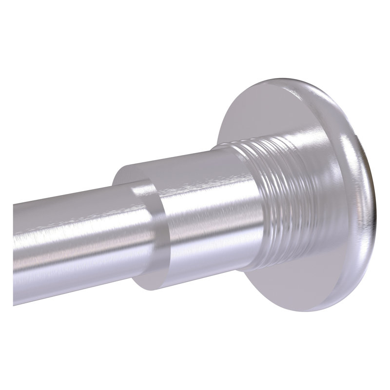 Supports de rideau de douche Goble, Chrome satiné
