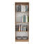 Ensemble de bibliothèque 3 pièces 71,1 pouces de hauteur avec tablettes ouvertes - Rangement modulaire au fini chêne naturel