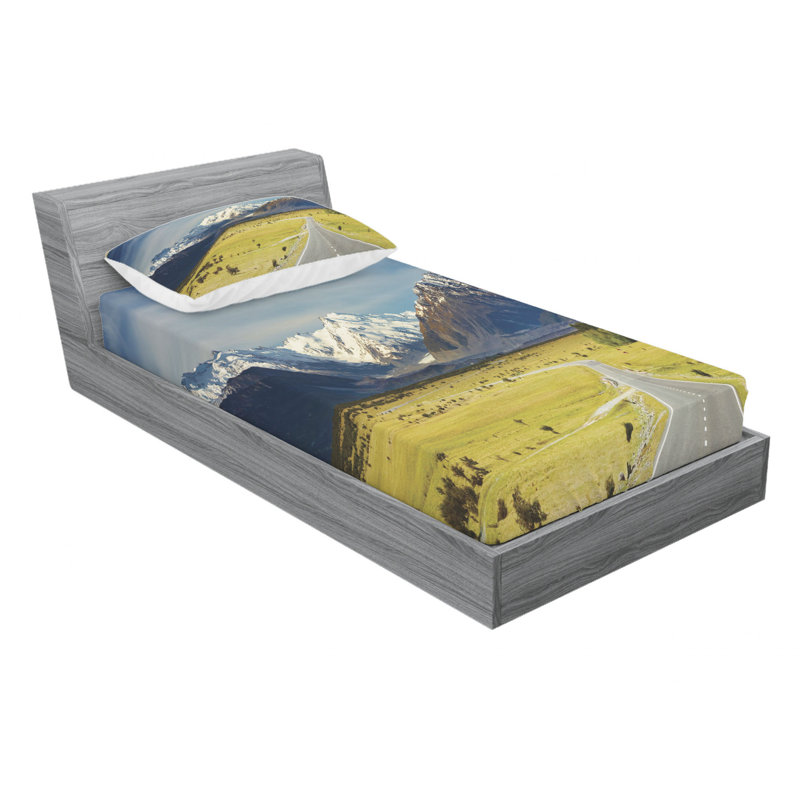 Microfiber Sheet Set, Twin XL Sheet Set with Fitted Sheet