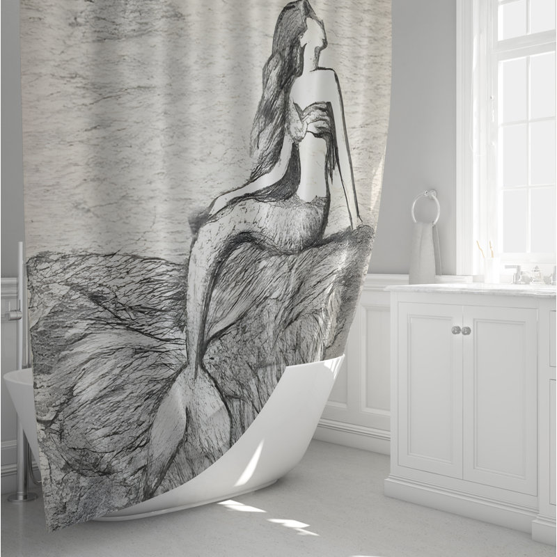 Julietta Shower Curtain, 72" H x 70" W