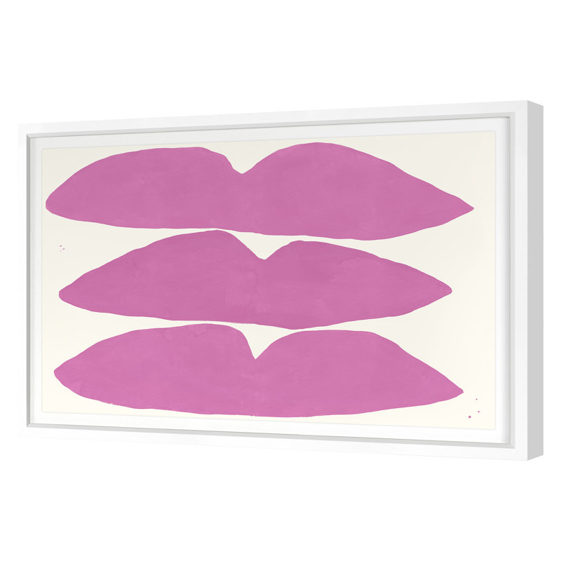 Three Print by Kate Roebuck, 24" H x 36" W, White Framed