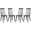 Chaise d'appoint en bois massif Rolde