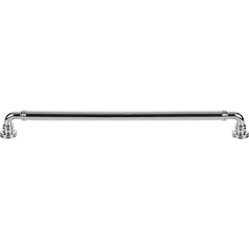 Cranford Bar Pull, Polished Chrome, 12" Center to Center