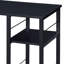 Bureau d'écriture rectangulaire noir à 2 tablettes-133437635-133437631