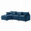 Modulaire 3 places avec repose-pieds-1761025355