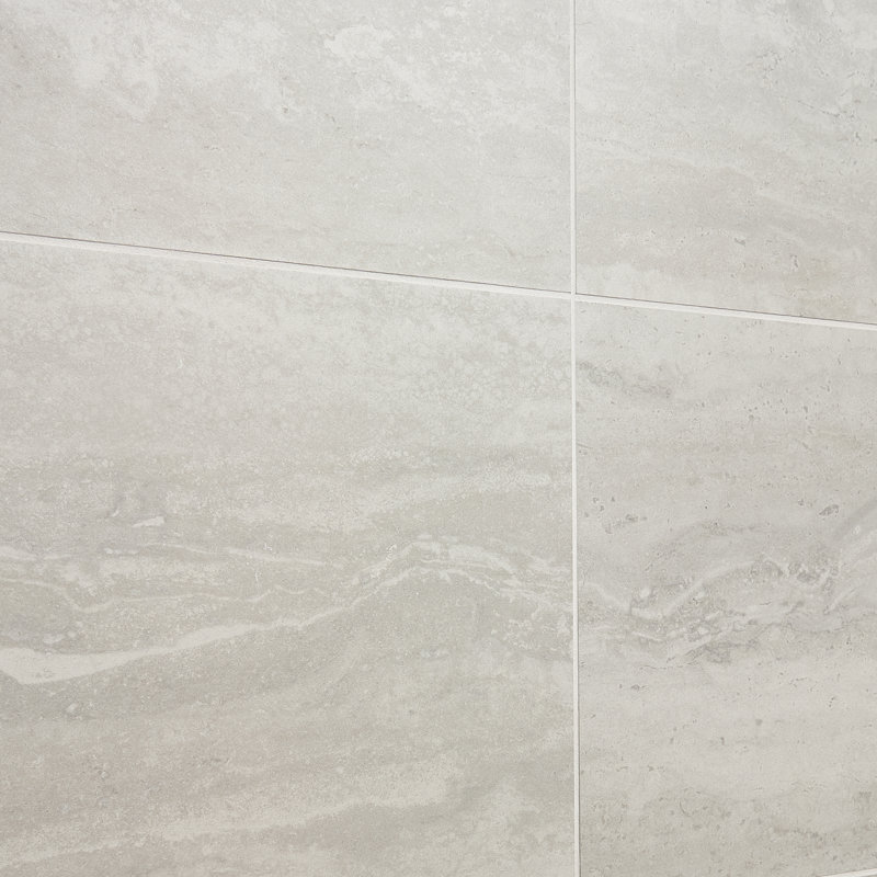 Core Travertine 12" x 24" Porcelain Wall & Floor Tile, White