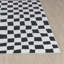 Blannie Chequered Machine Tufted Area Rug-2051933801