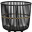 POT DE FLEURS BAMBOU 11/13/15 ", NOIR-699994763