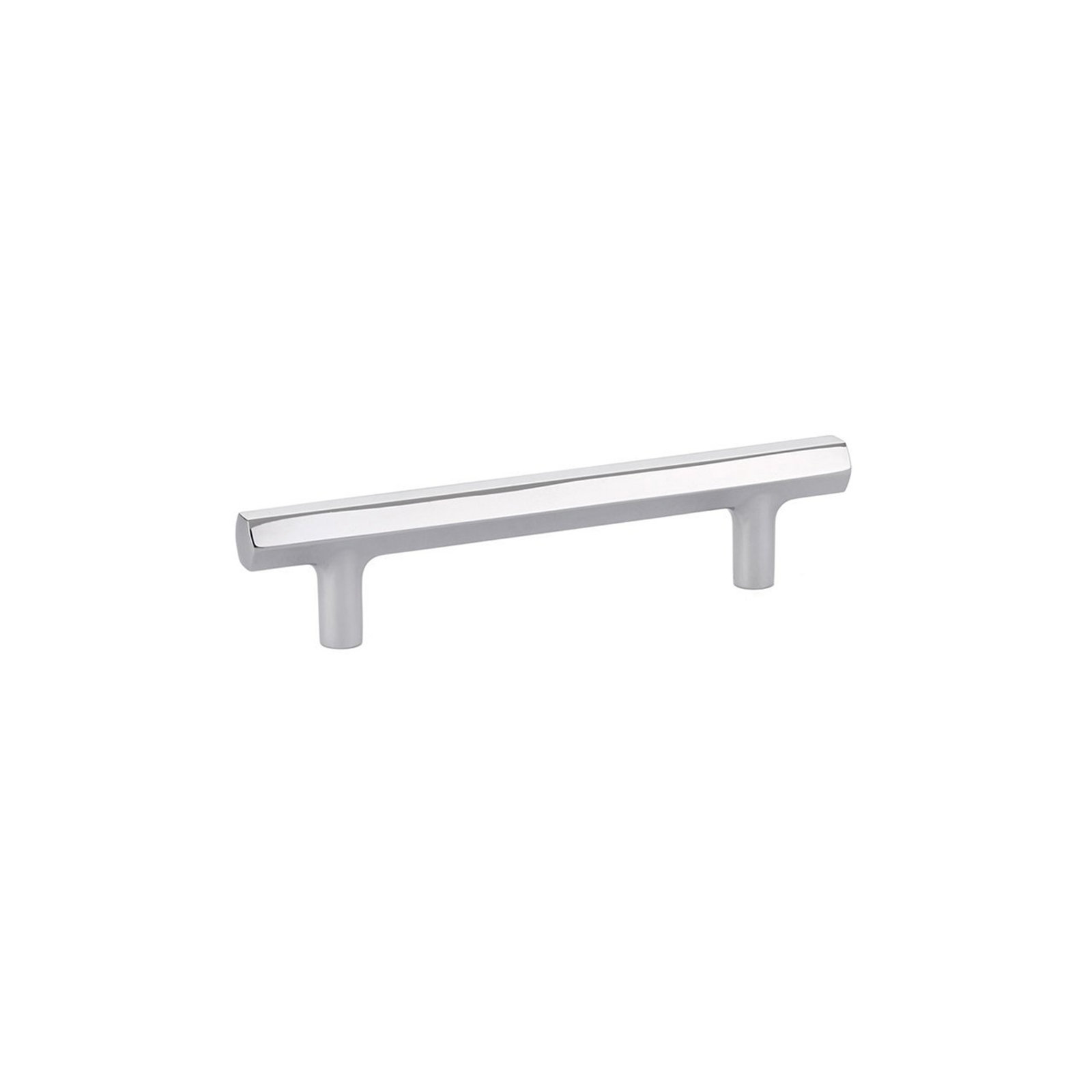 Emtek Mod Hex Cabinet Pull, Polished Chrome, 8"