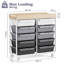 73.8cm H x 76.1cm W Book Cart-124587579