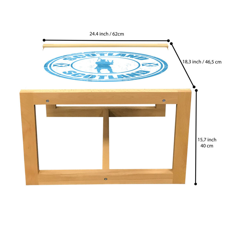 Jadeth Sled Coffee Table, 62cm H x 46cm W x 40cm D