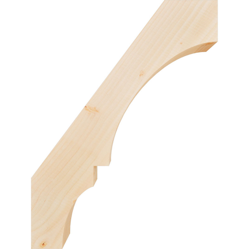 Genouillère Balboa, Sapin de Douglas, Lisse, H 24 po x l 3,5 po x P 18 po