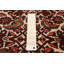 Tapis saumon crème, gris, rouge, rouge 4 pi 7 po x 6 pi 8 po Andelz