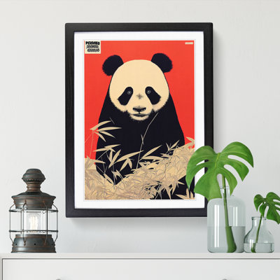 Panda Profile - Single Picture Frame Print