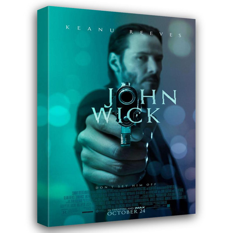 John Wick, 24" H x 16" W