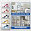  Boîte de rangement pour chaussures 6PCS