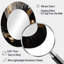 Or et noir captivant marbre II - décor de miroir mural ovale doré-1155249687