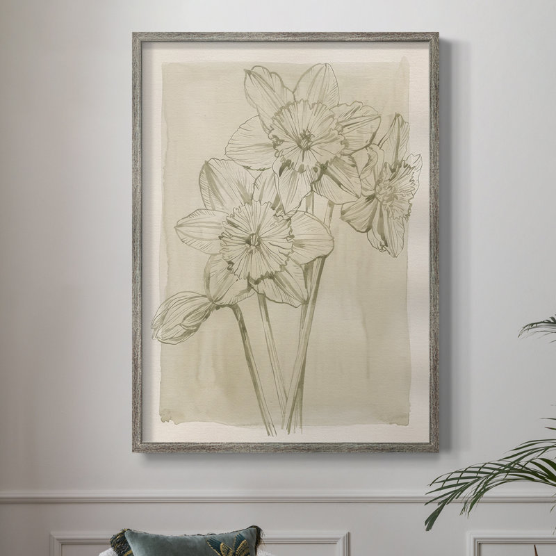 «Spring Promises II», reproduction encadrée - bois massif, H 15 po x l 12 po