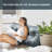 Sit-up Back Comfort 100% Cotton Velvet Button Tufted Bed Rest Headboard Decorative Back Support Pillow, Accent Side Sleeper Body Pillow Compression-102026078-102026077