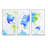 " World Map " 3 - Pieces-59497302-59497298
