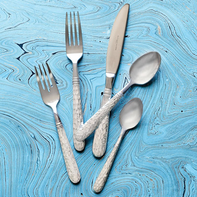 VIETRI Martellato Stainless Steel (18/10) Flatware Set