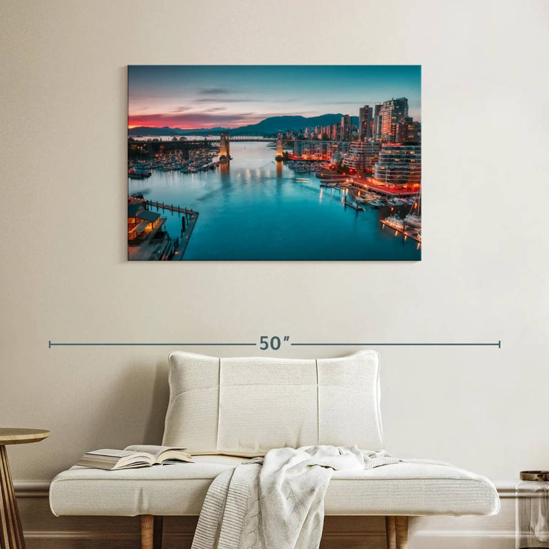 Tergel Vancouver Waterfront Skyline, H 26 po x l 39 po