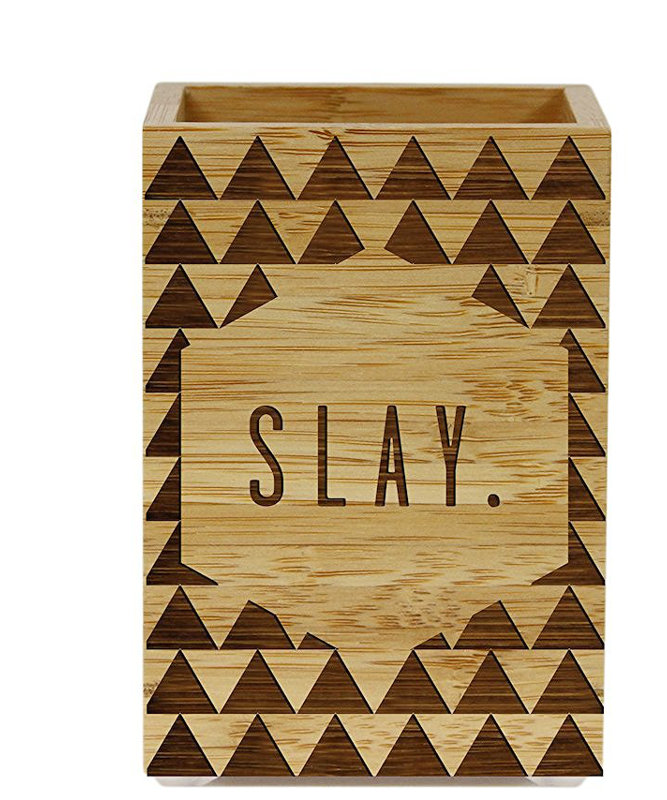 "slay" bambou porte-stylo en bois