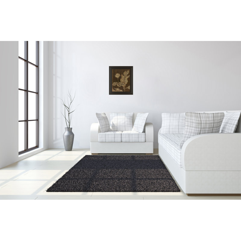 Art mural nuit tropicale - 22 po x 26 po - Cadre chocolat noir