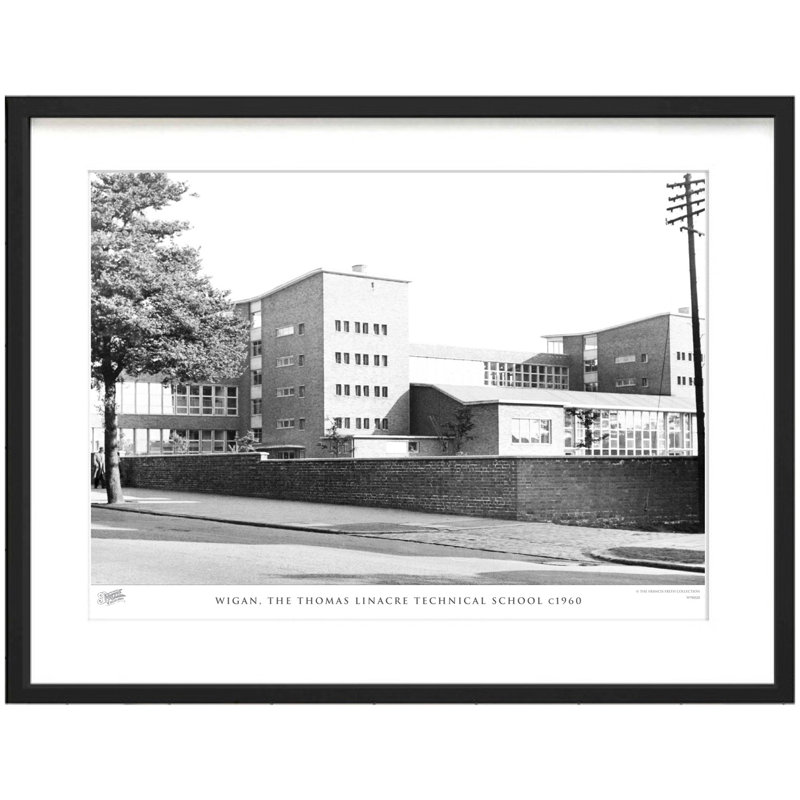 Wigan, The Thomas Linacre Technical School C1960 by Francis Frith - Single Picture Frame Print, 28cm H x 36cm W x 2.3cm D