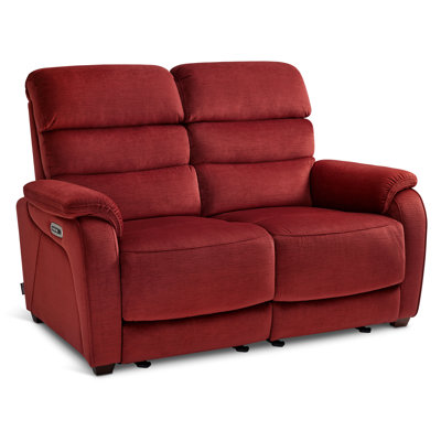 Zero Wall Power Loveseat Recliner, Reclining Loveseat Sofa with Adjustable Headrest