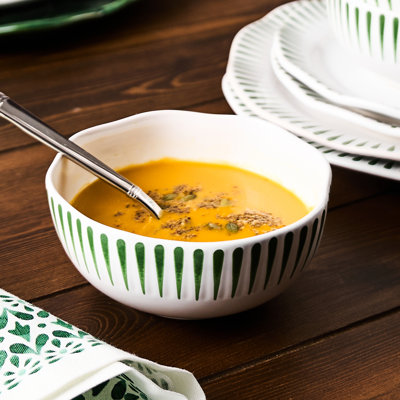 Sitio Stripe Cereal/Ice Cream Bowl