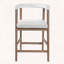 Tabouret 24,5 "de hauteur avec dossier incurvé, ensemble de 2-493762680