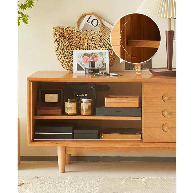 Meuble télé simple, H 20,07 po x l 82,67 po x P 15,74 po