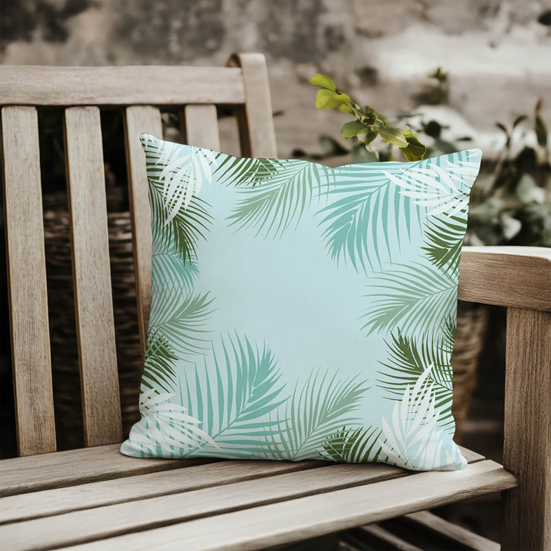 Palm Outdoor Pillow, 20"H x 20"W