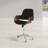 Faux Leather Task Chair - Black