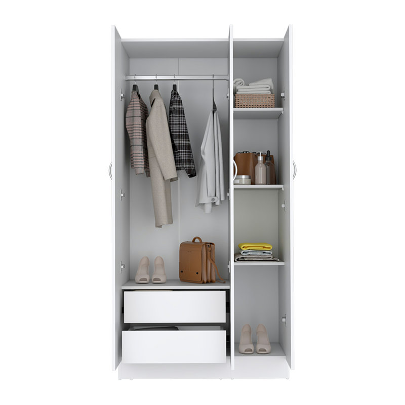 Wardrobe Erie, Bedroom, White