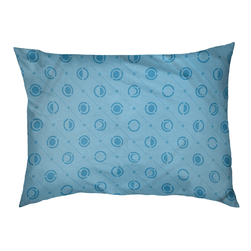Coussin intérieur pour chien moon phases Chenault, Moyen (l 40 po x P 6,5 po x H 30 po), Sarcelle clair
