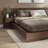 Modern Kaphan Bedroom - Platform Bed with Headboard and Nightstands (2) – Easy Assembly, No Box Spring Required-990094014-990094009
