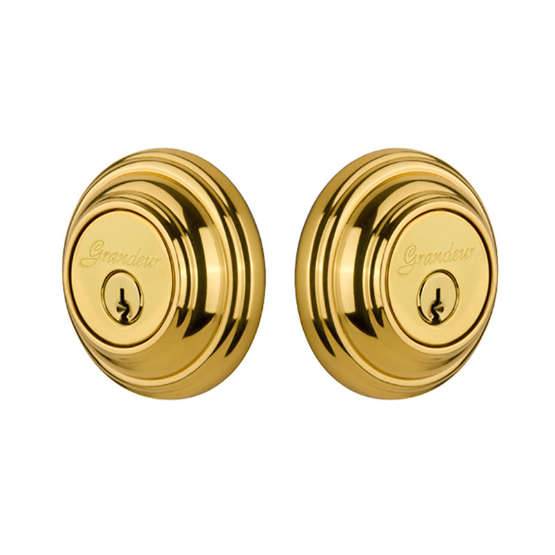 Georgetown Double Cylinder Deadbolt, Lifetime Brass, 2.75"
