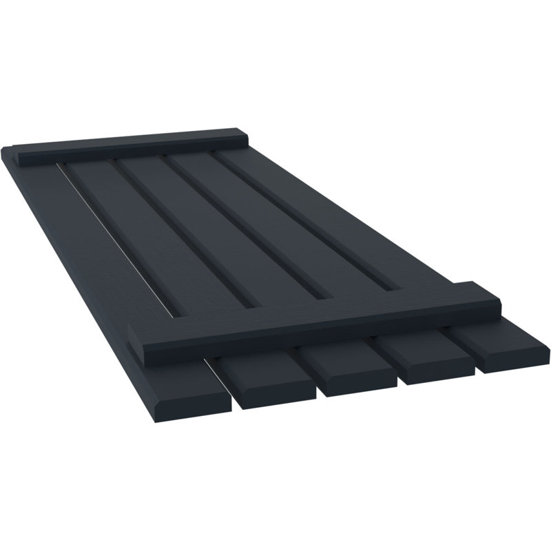 Volets de planche-n-lattes (par paire) Americraft (2 lattes), Bleu nuit sans étoile, 19 1/2", 46"